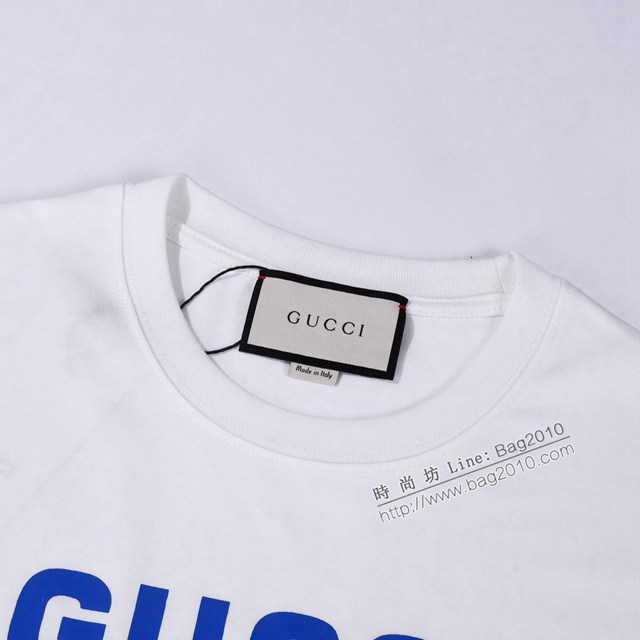 Gucci古奇專櫃古馳2023SS新款印花T恤 男女同款 tzy2917